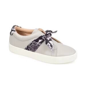 Journee Collection Women's Abrina Slip-On Fashion Sneakers Casual Comfort Gray 7